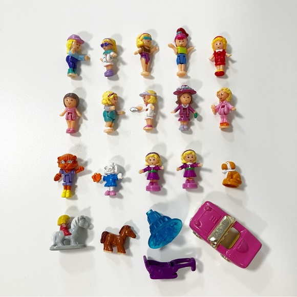 🌸 Polly PocketFigurines Lot